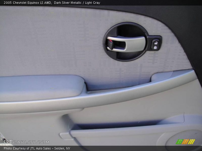 Dark Silver Metallic / Light Gray 2005 Chevrolet Equinox LS AWD