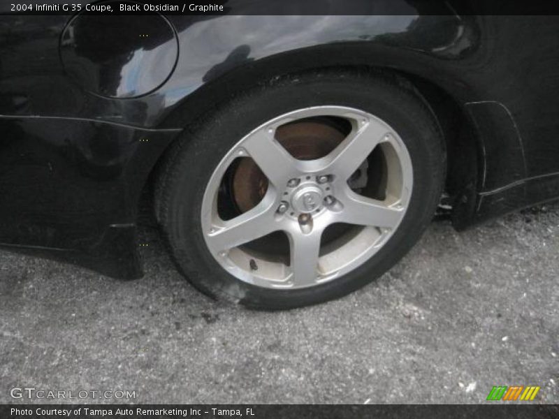 Black Obsidian / Graphite 2004 Infiniti G 35 Coupe