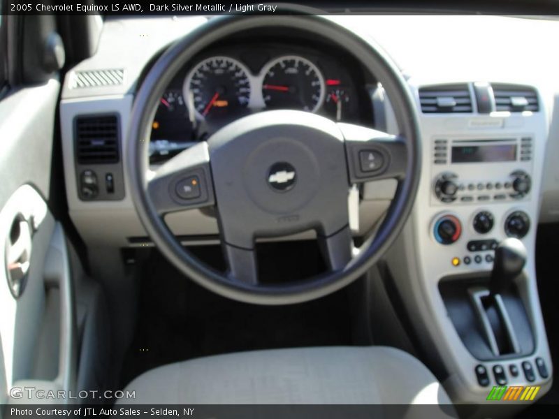 Dark Silver Metallic / Light Gray 2005 Chevrolet Equinox LS AWD