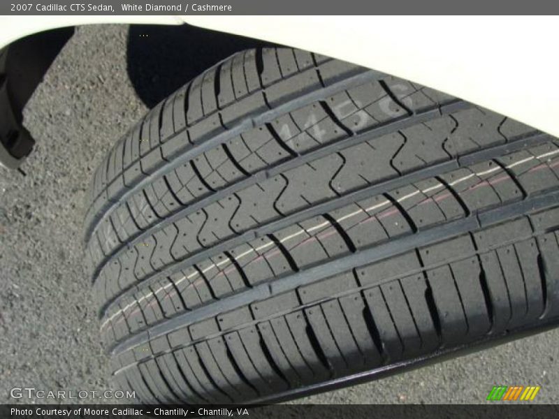 White Diamond / Cashmere 2007 Cadillac CTS Sedan