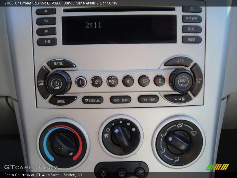 Dark Silver Metallic / Light Gray 2005 Chevrolet Equinox LS AWD