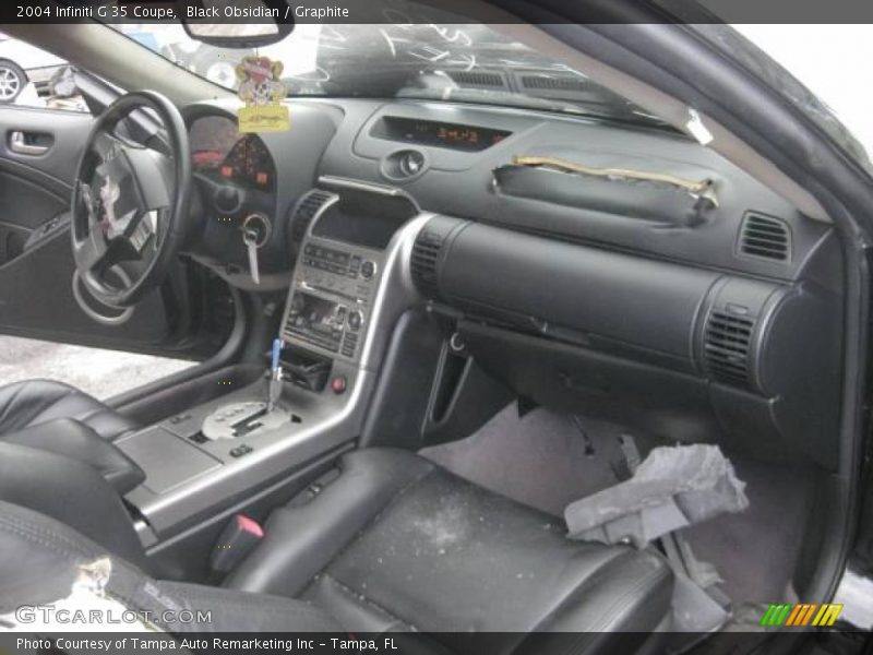 Black Obsidian / Graphite 2004 Infiniti G 35 Coupe