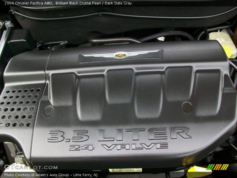 Brilliant Black Crystal Pearl / Dark Slate Gray 2004 Chrysler Pacifica AWD
