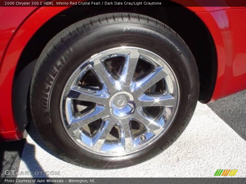 Inferno Red Crystal Pearl / Dark Slate Gray/Light Graystone 2006 Chrysler 300 C HEMI