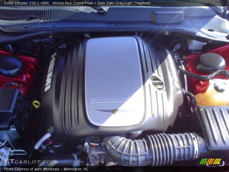 Inferno Red Crystal Pearl / Dark Slate Gray/Light Graystone 2006 Chrysler 300 C HEMI