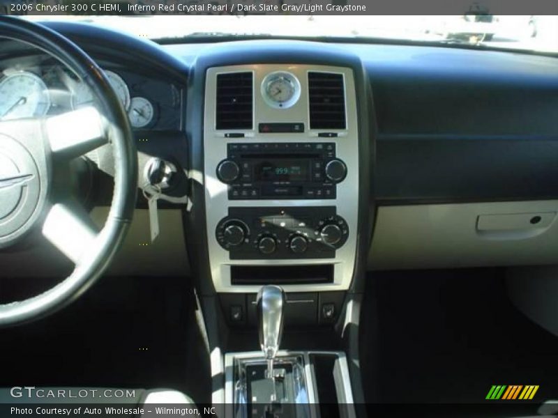 Inferno Red Crystal Pearl / Dark Slate Gray/Light Graystone 2006 Chrysler 300 C HEMI
