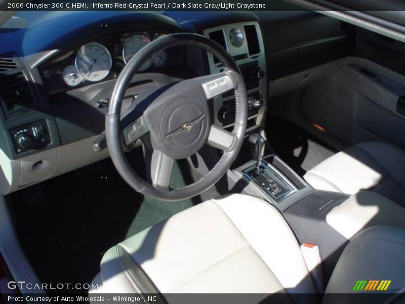 Inferno Red Crystal Pearl / Dark Slate Gray/Light Graystone 2006 Chrysler 300 C HEMI