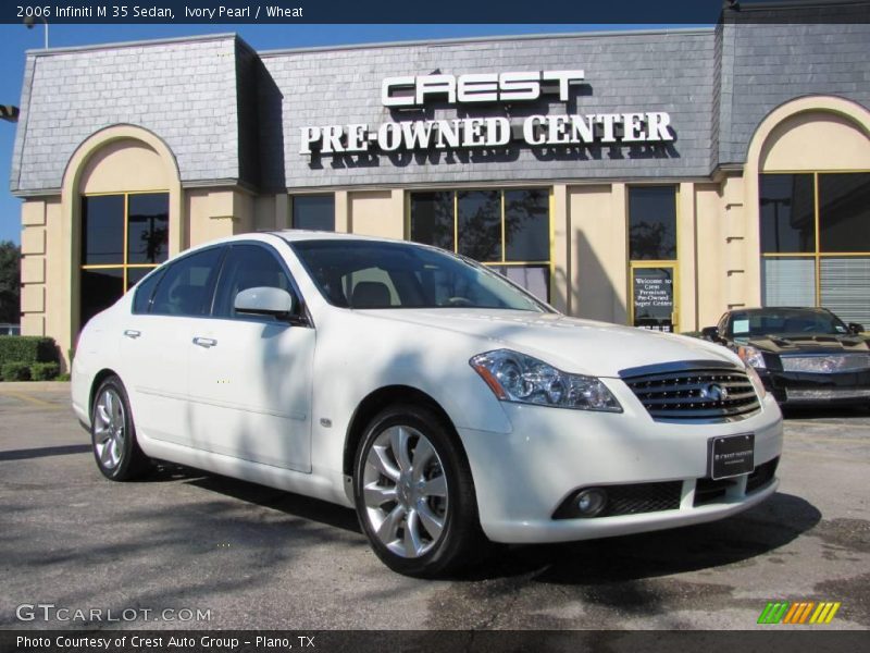 Ivory Pearl / Wheat 2006 Infiniti M 35 Sedan