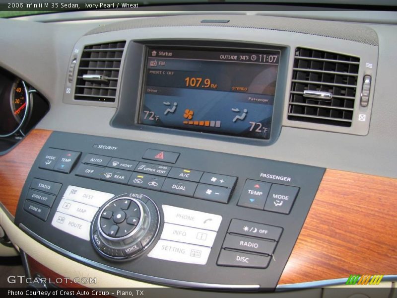 Ivory Pearl / Wheat 2006 Infiniti M 35 Sedan