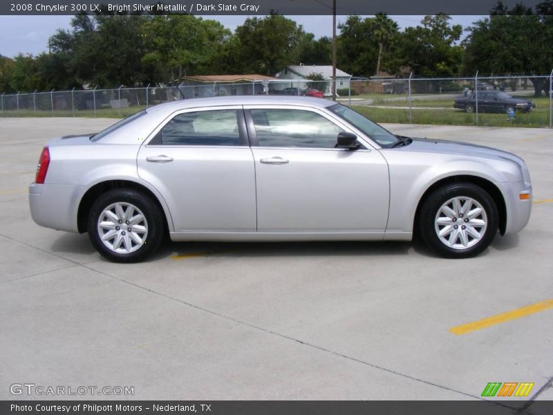 Bright Silver Metallic / Dark Slate Gray 2008 Chrysler 300 LX