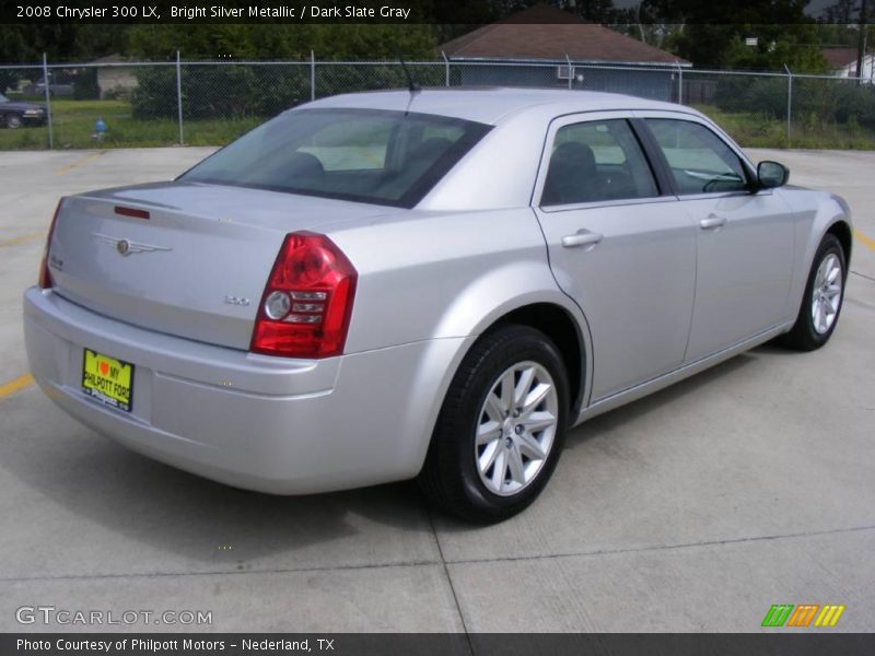 Bright Silver Metallic / Dark Slate Gray 2008 Chrysler 300 LX