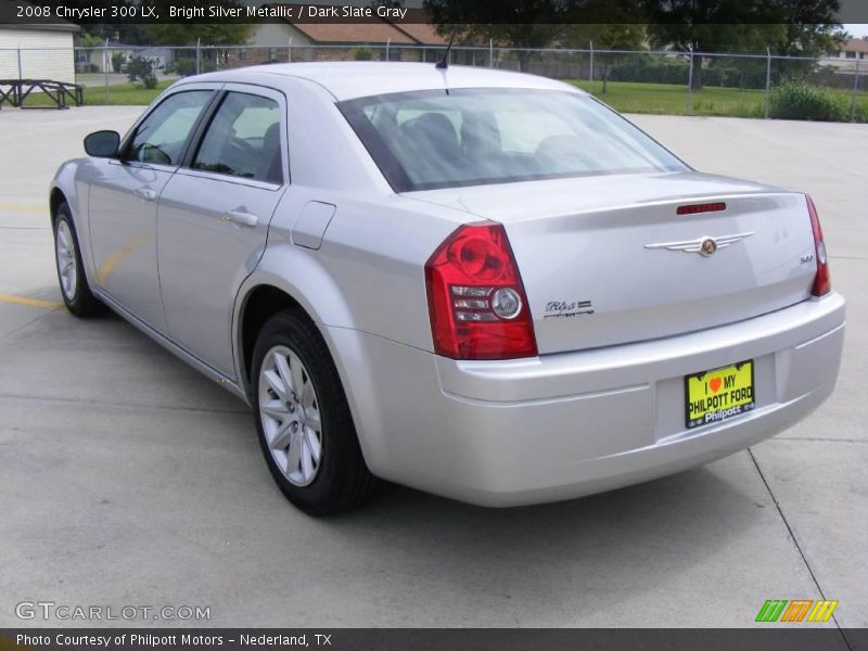 Bright Silver Metallic / Dark Slate Gray 2008 Chrysler 300 LX