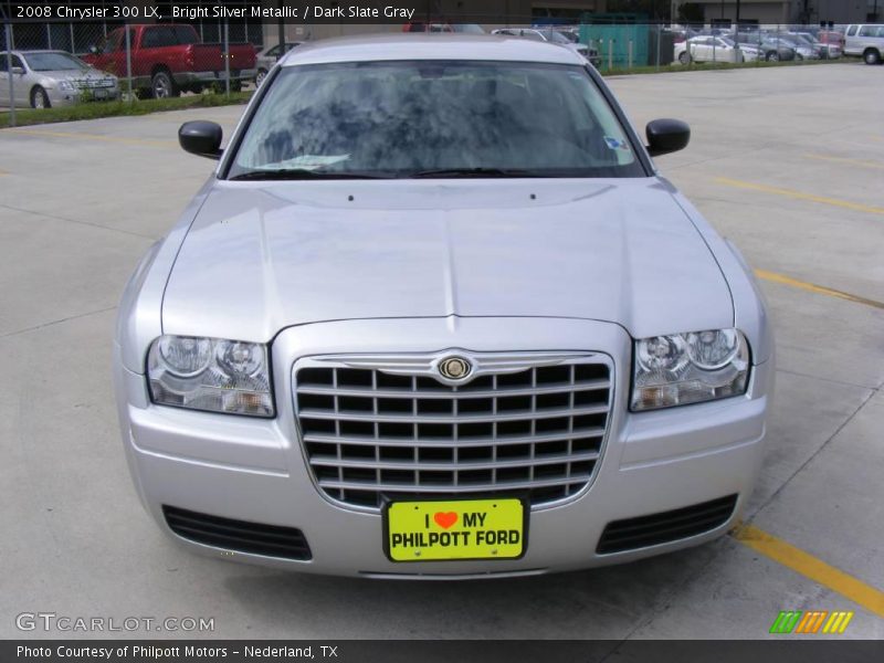 Bright Silver Metallic / Dark Slate Gray 2008 Chrysler 300 LX