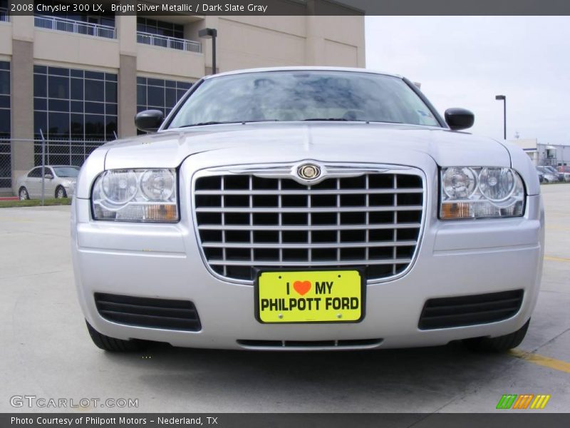 Bright Silver Metallic / Dark Slate Gray 2008 Chrysler 300 LX