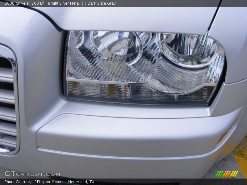 Bright Silver Metallic / Dark Slate Gray 2008 Chrysler 300 LX