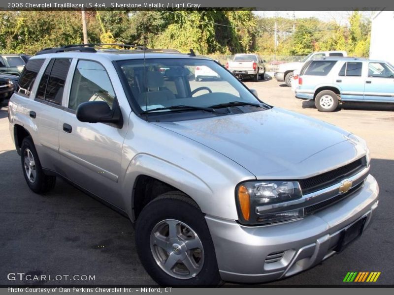 Silverstone Metallic / Light Gray 2006 Chevrolet TrailBlazer LS 4x4