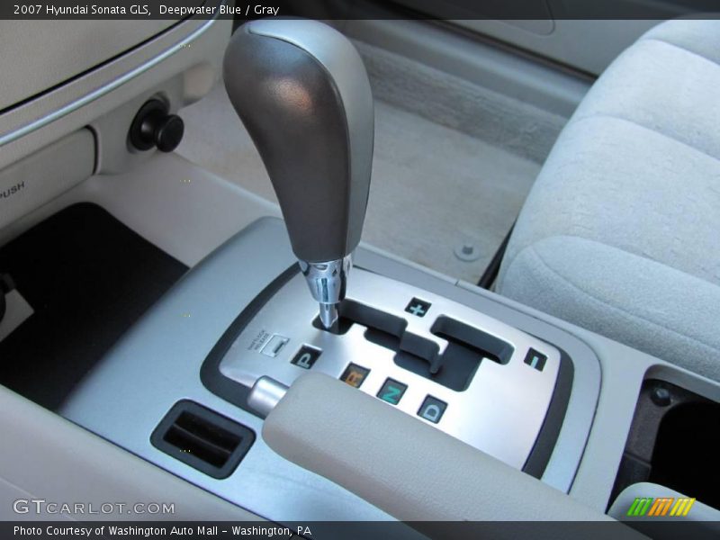 Deepwater Blue / Gray 2007 Hyundai Sonata GLS