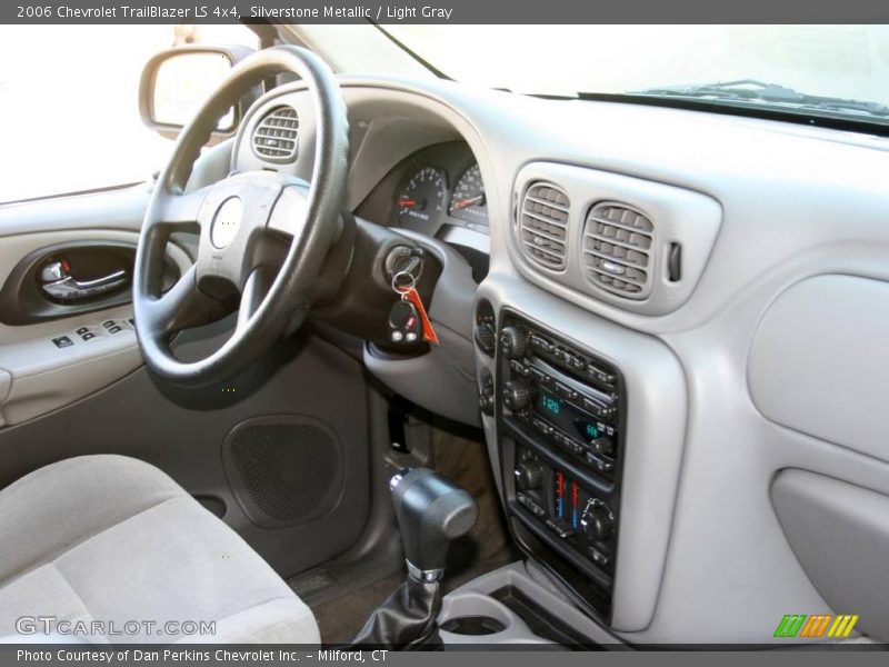 Silverstone Metallic / Light Gray 2006 Chevrolet TrailBlazer LS 4x4