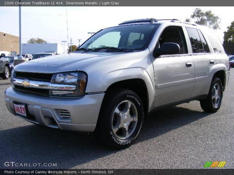 Silverstone Metallic / Light Gray 2006 Chevrolet TrailBlazer LS 4x4