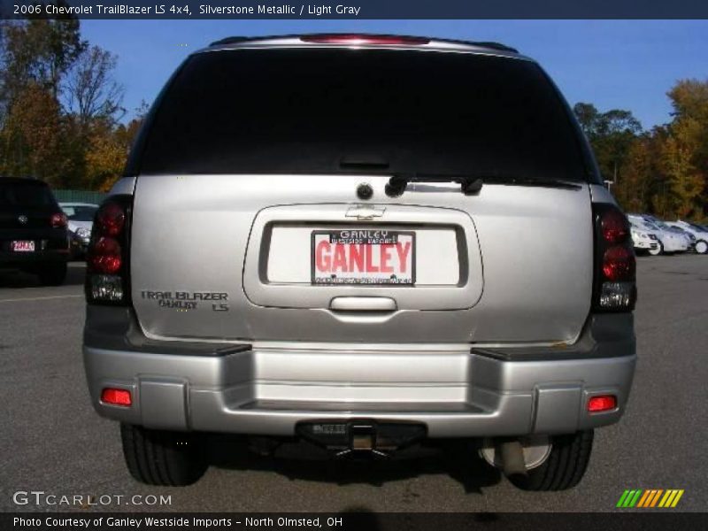 Silverstone Metallic / Light Gray 2006 Chevrolet TrailBlazer LS 4x4