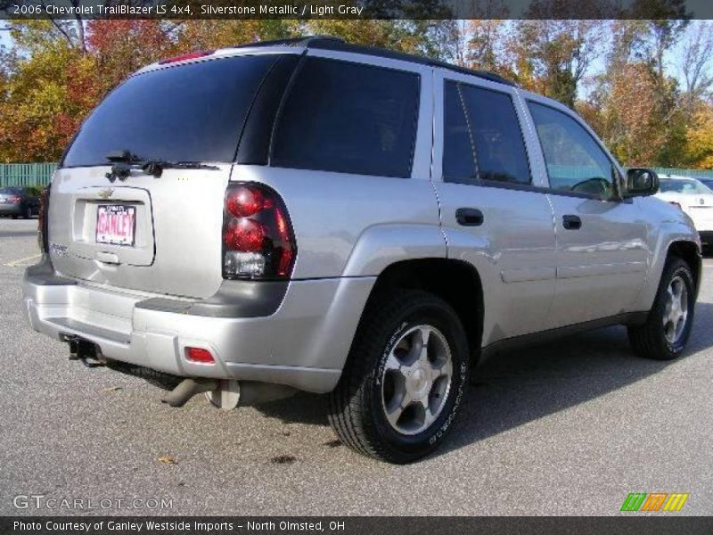 Silverstone Metallic / Light Gray 2006 Chevrolet TrailBlazer LS 4x4