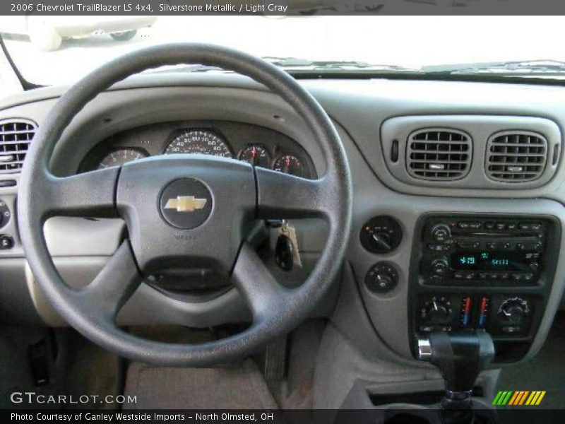 Silverstone Metallic / Light Gray 2006 Chevrolet TrailBlazer LS 4x4