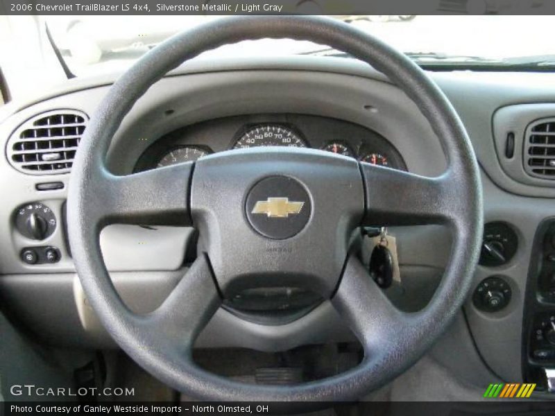 Silverstone Metallic / Light Gray 2006 Chevrolet TrailBlazer LS 4x4