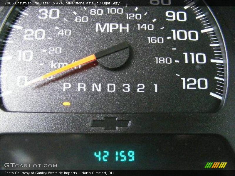 Silverstone Metallic / Light Gray 2006 Chevrolet TrailBlazer LS 4x4
