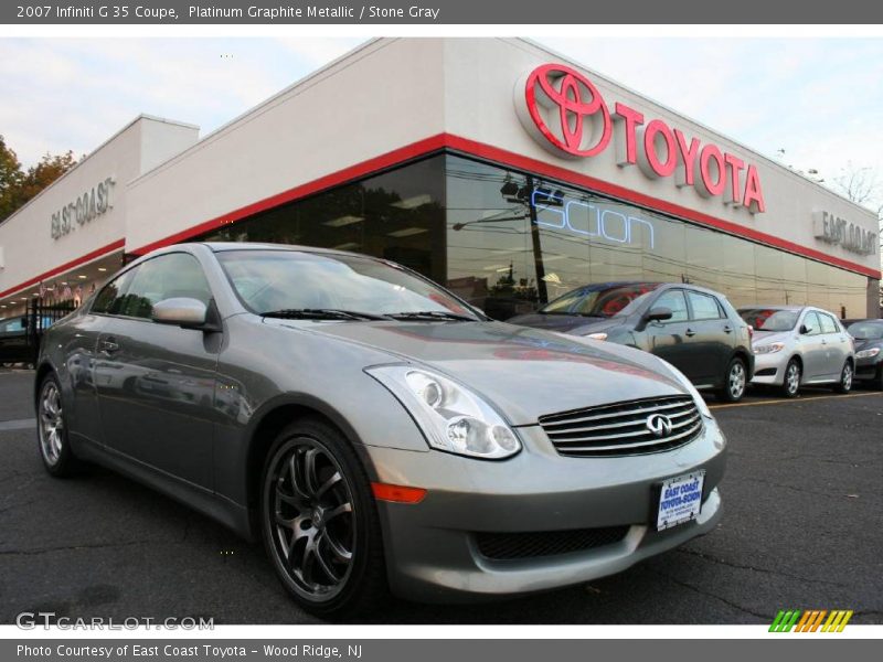 Platinum Graphite Metallic / Stone Gray 2007 Infiniti G 35 Coupe