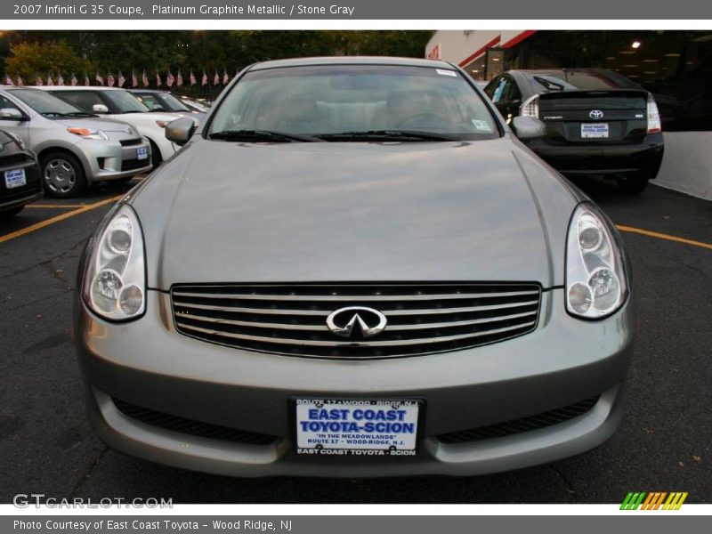 Platinum Graphite Metallic / Stone Gray 2007 Infiniti G 35 Coupe