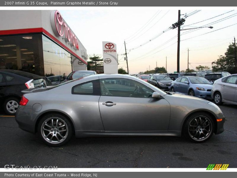 Platinum Graphite Metallic / Stone Gray 2007 Infiniti G 35 Coupe