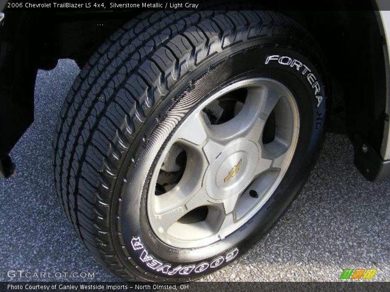 Silverstone Metallic / Light Gray 2006 Chevrolet TrailBlazer LS 4x4