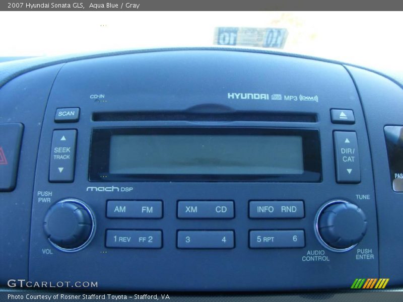Aqua Blue / Gray 2007 Hyundai Sonata GLS