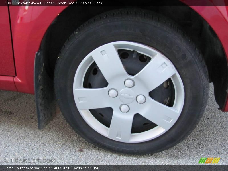 Sport Red / Charcoal Black 2007 Chevrolet Aveo LS Sedan