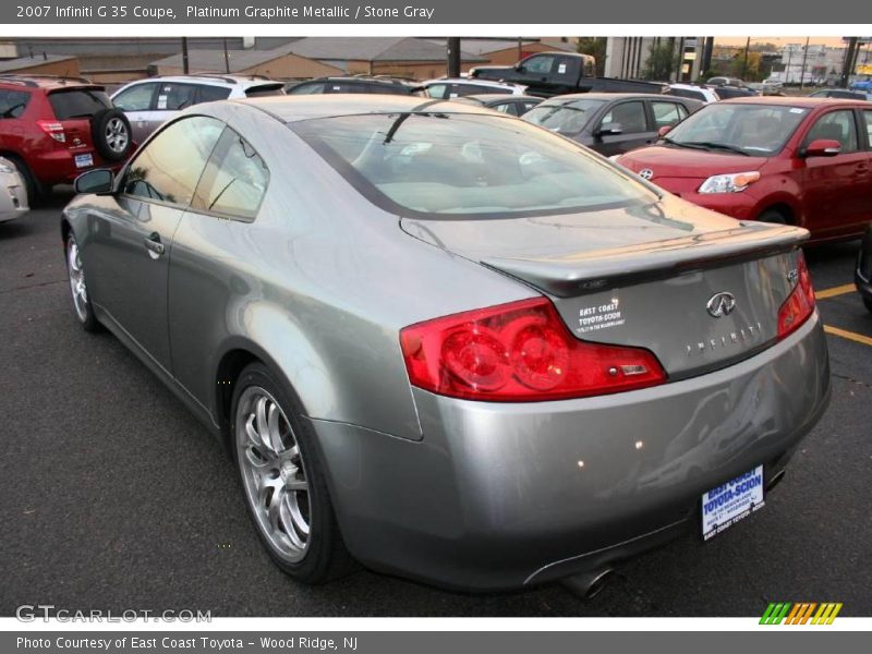 Platinum Graphite Metallic / Stone Gray 2007 Infiniti G 35 Coupe