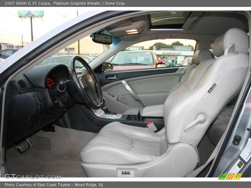 Platinum Graphite Metallic / Stone Gray 2007 Infiniti G 35 Coupe