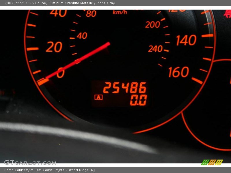 Platinum Graphite Metallic / Stone Gray 2007 Infiniti G 35 Coupe