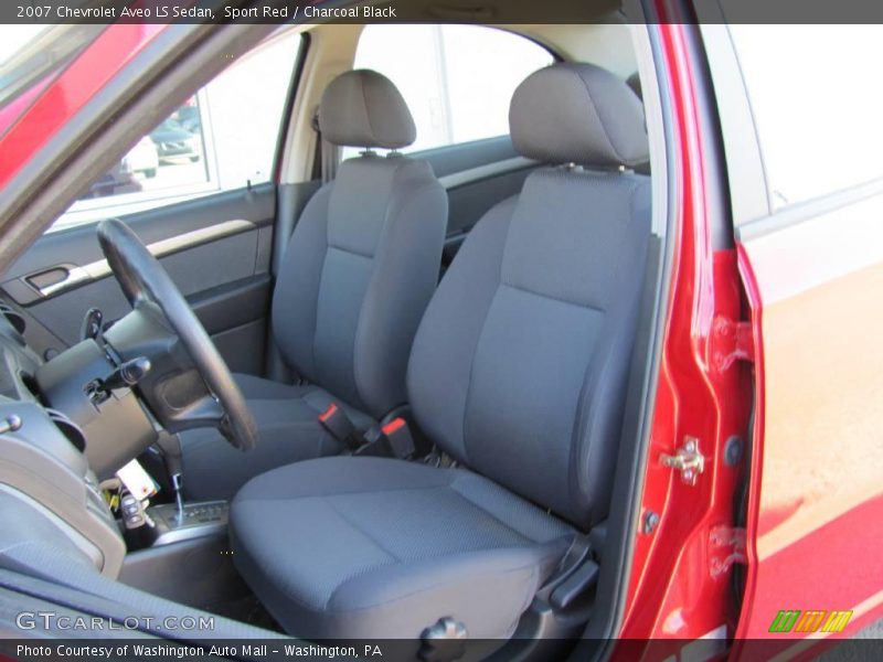 Sport Red / Charcoal Black 2007 Chevrolet Aveo LS Sedan