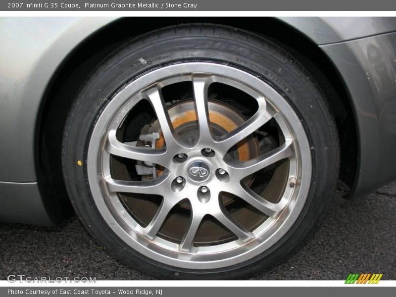 Platinum Graphite Metallic / Stone Gray 2007 Infiniti G 35 Coupe