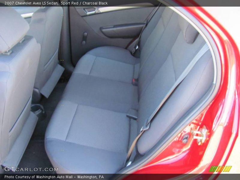 Sport Red / Charcoal Black 2007 Chevrolet Aveo LS Sedan