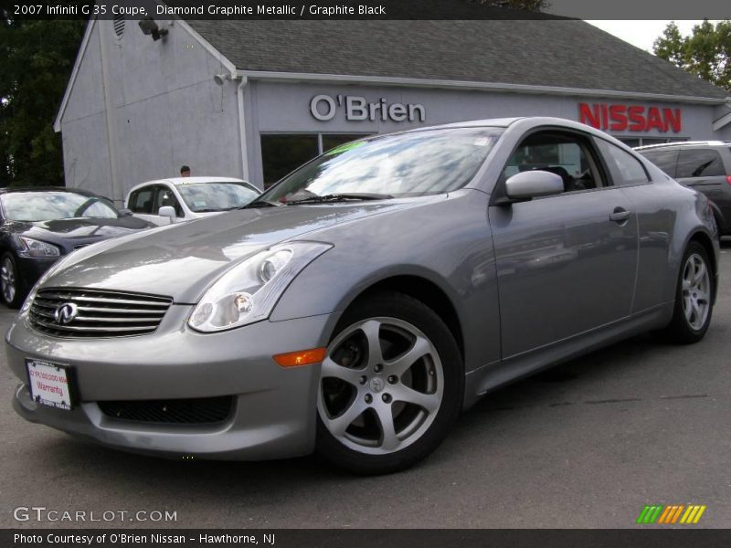Diamond Graphite Metallic / Graphite Black 2007 Infiniti G 35 Coupe