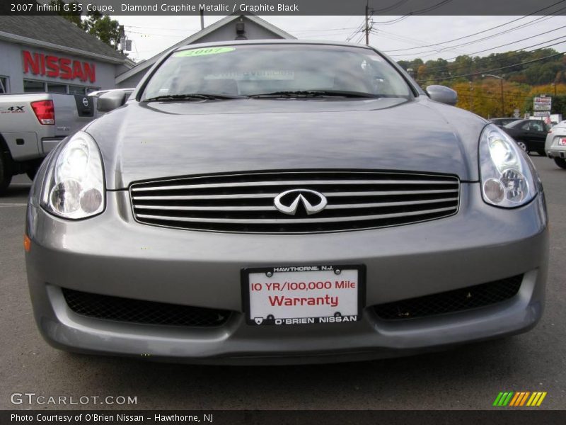 Diamond Graphite Metallic / Graphite Black 2007 Infiniti G 35 Coupe