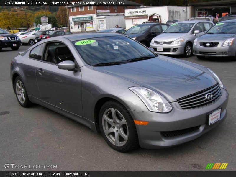 Diamond Graphite Metallic / Graphite Black 2007 Infiniti G 35 Coupe