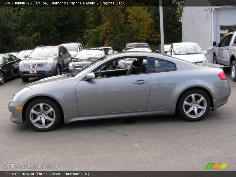 Diamond Graphite Metallic / Graphite Black 2007 Infiniti G 35 Coupe