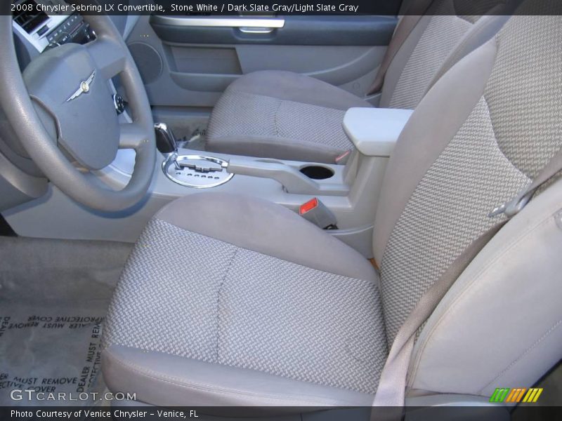 Stone White / Dark Slate Gray/Light Slate Gray 2008 Chrysler Sebring LX Convertible