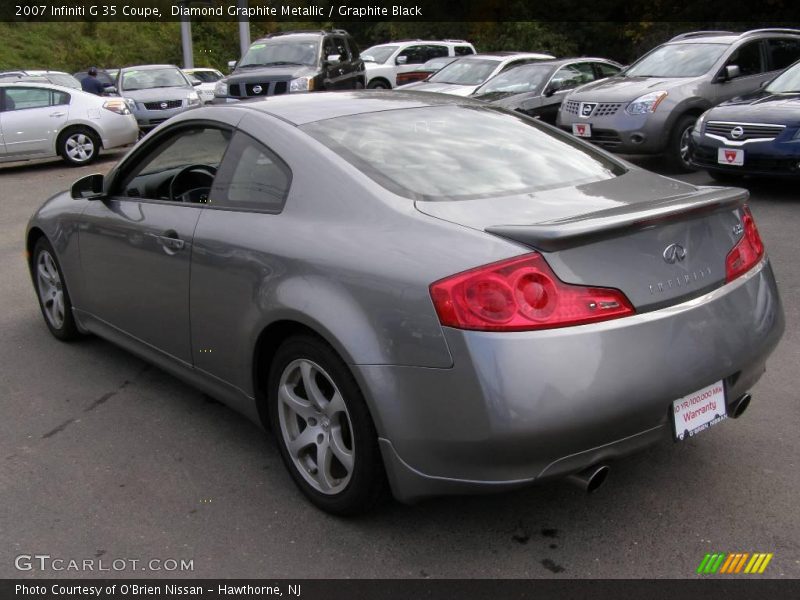 Diamond Graphite Metallic / Graphite Black 2007 Infiniti G 35 Coupe
