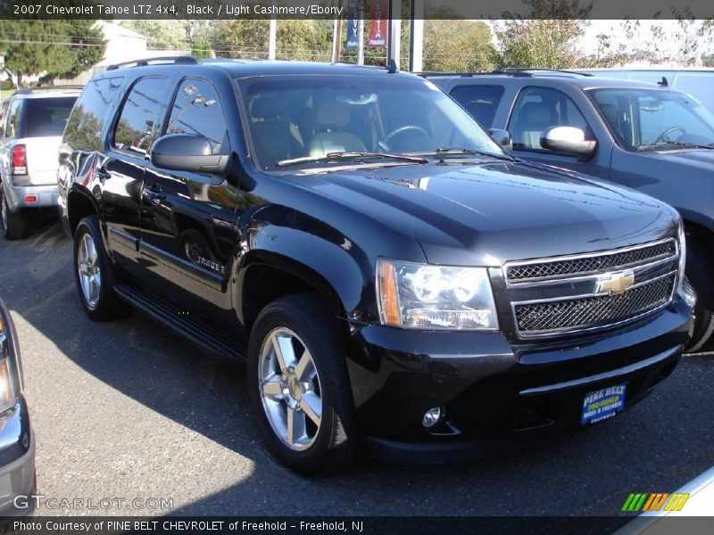 Black / Light Cashmere/Ebony 2007 Chevrolet Tahoe LTZ 4x4