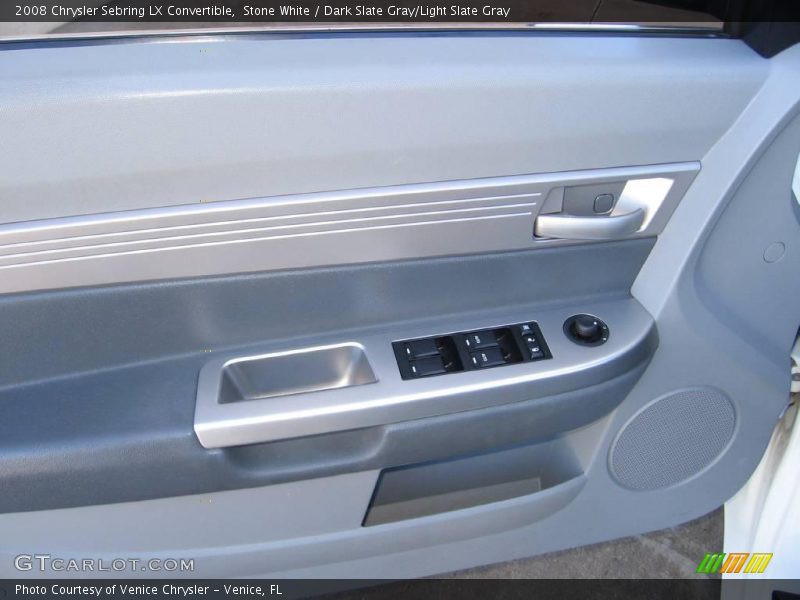 Stone White / Dark Slate Gray/Light Slate Gray 2008 Chrysler Sebring LX Convertible