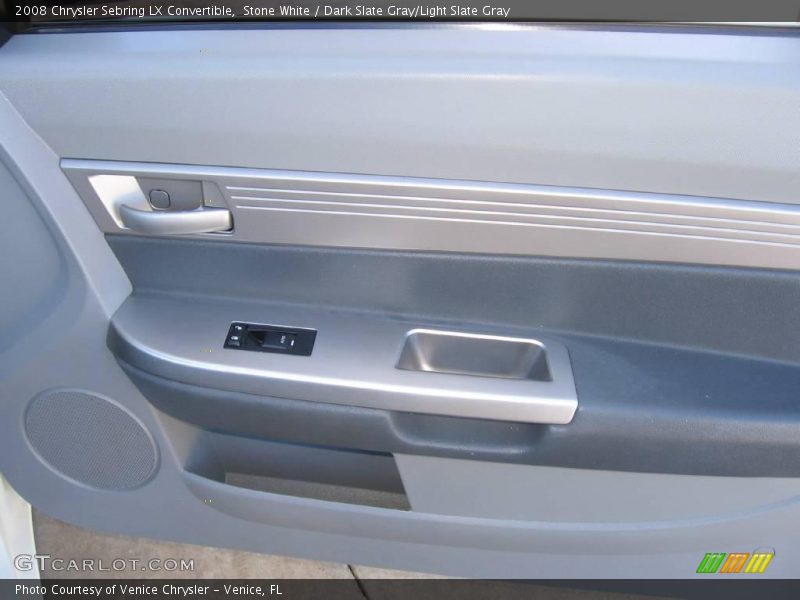 Stone White / Dark Slate Gray/Light Slate Gray 2008 Chrysler Sebring LX Convertible