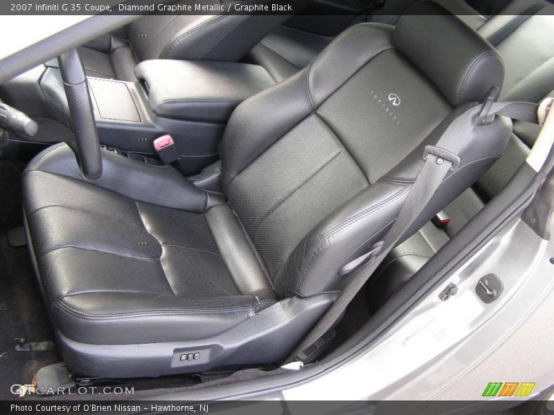 Diamond Graphite Metallic / Graphite Black 2007 Infiniti G 35 Coupe